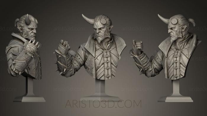 Busts of heroes and monsters (BUSTH_0307) 3D model for CNC machine